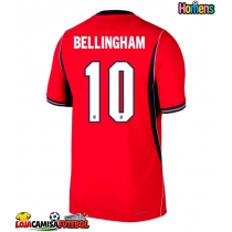 Camisa de Futebol Inglaterra Jude Bellingham #10 Equipamento Secundário Mundo 2026 Manga Curta